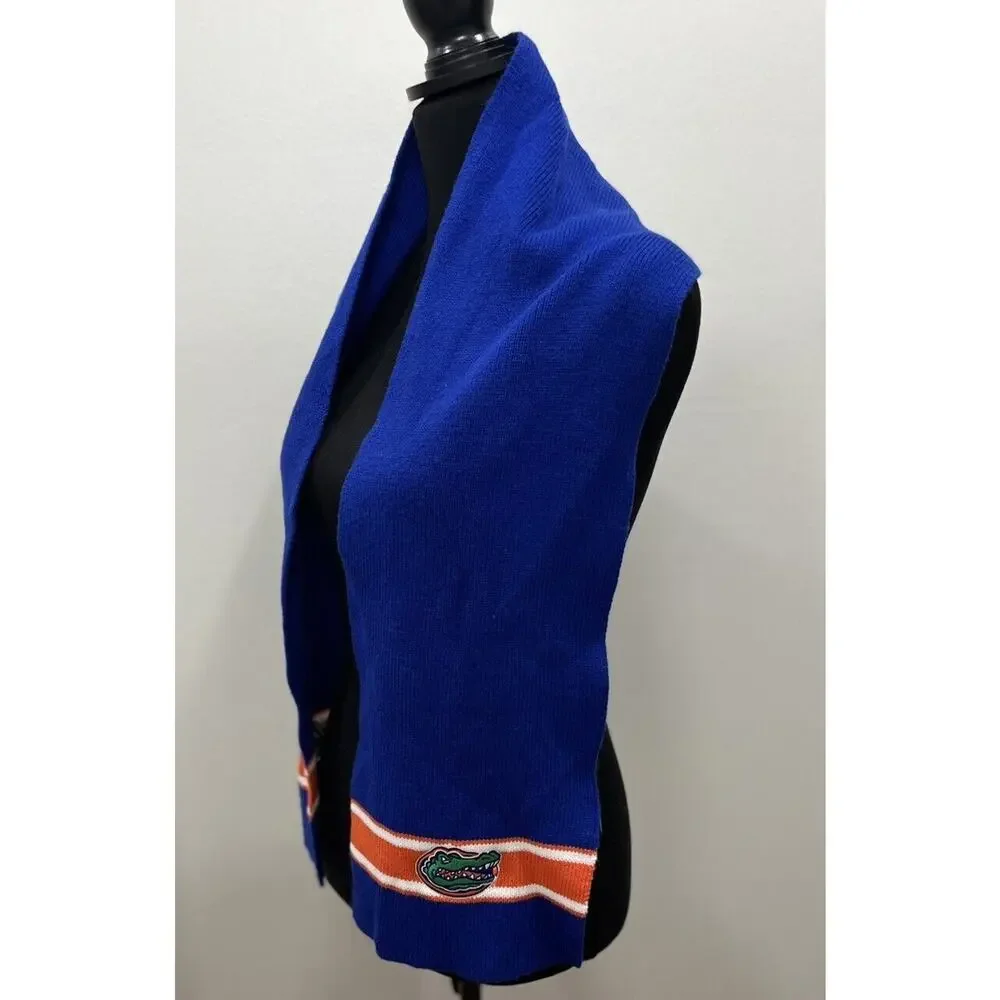 University Of Florida UF GATORS Blue Orange Scarf‎ Logo Winter Women Men College